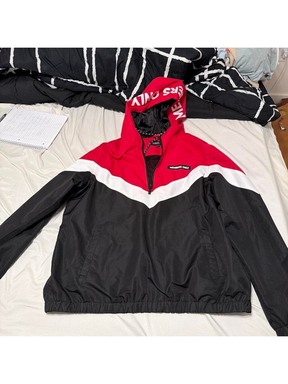 Members only red and black